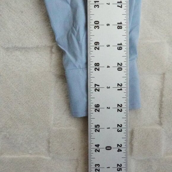 Athleta Oversized Poplin Top Womens XXS Blue Preppy Casual - Picture 10 of 12